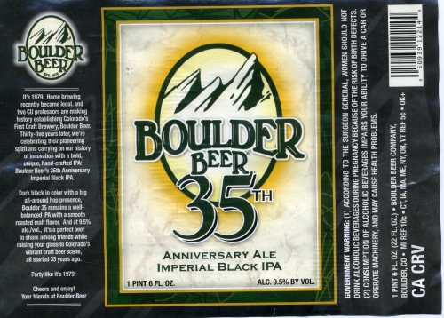 Boulder Beer 35th Anniversary Ale